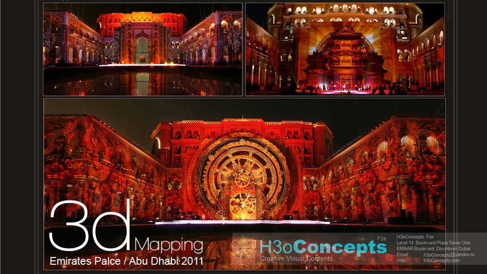 H3oConceptz.com 3dMapping Emirates Palace